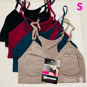 S - NWT 5 pc Wireless Sports Bralettes